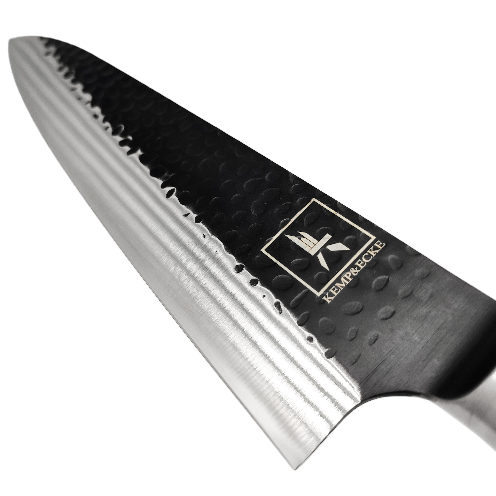 “Black Beauty” Chefmesser Küchenmesser 8 Zoll mit einer Klinge in schwarzer Optik und Pakka-Holzgriff